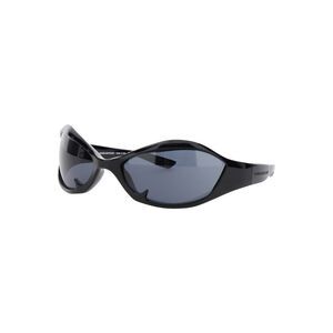 Jordanluca Men Black Sunglasses With Engraved Logo In Nylon Man